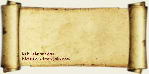 Ignjat Aksentijević vizit kartica